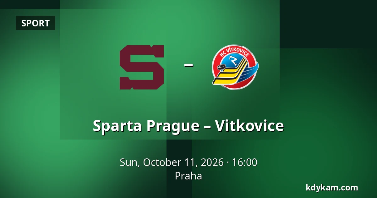 Sparta Prague – Vitkovice — Prague