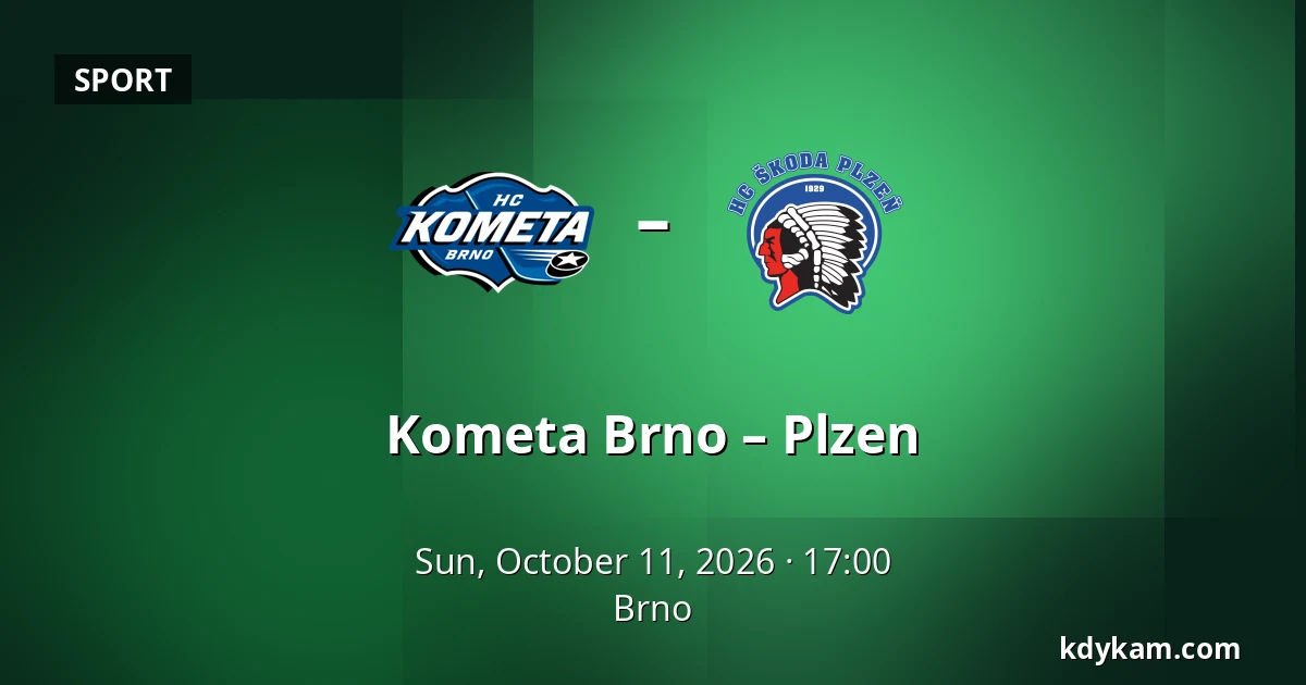Kometa Brno – Plzen — Brno