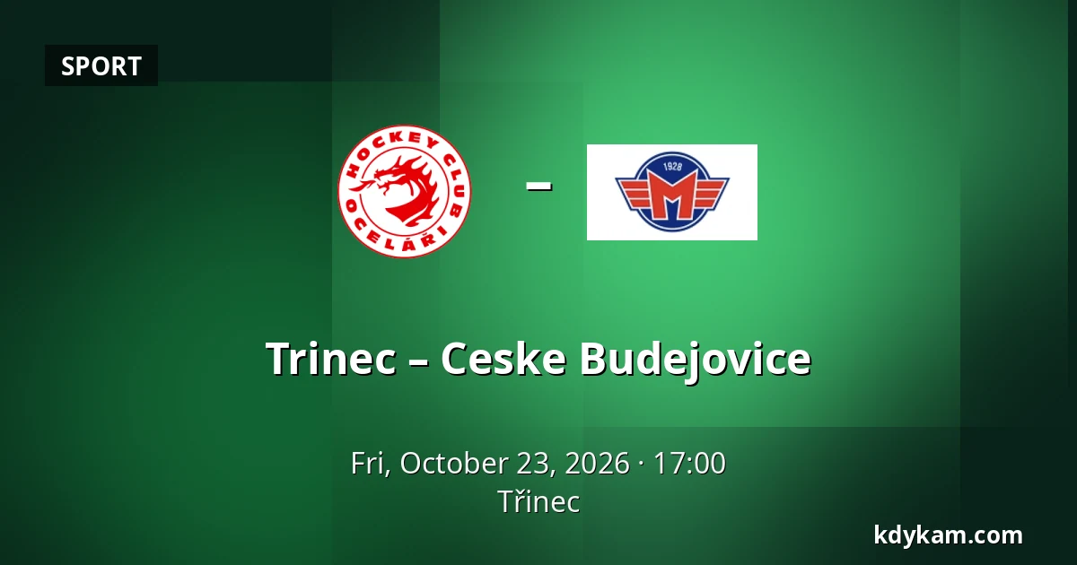 Trinec – Ceske Budejovice — Třinec