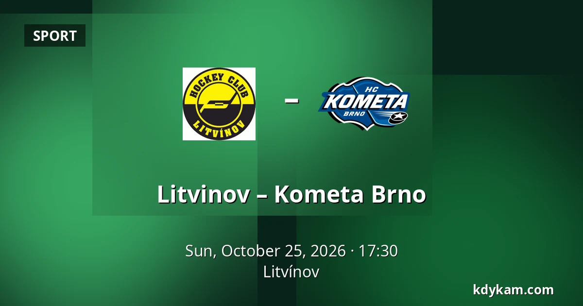 Litvinov – Kometa Brno — Litvínov