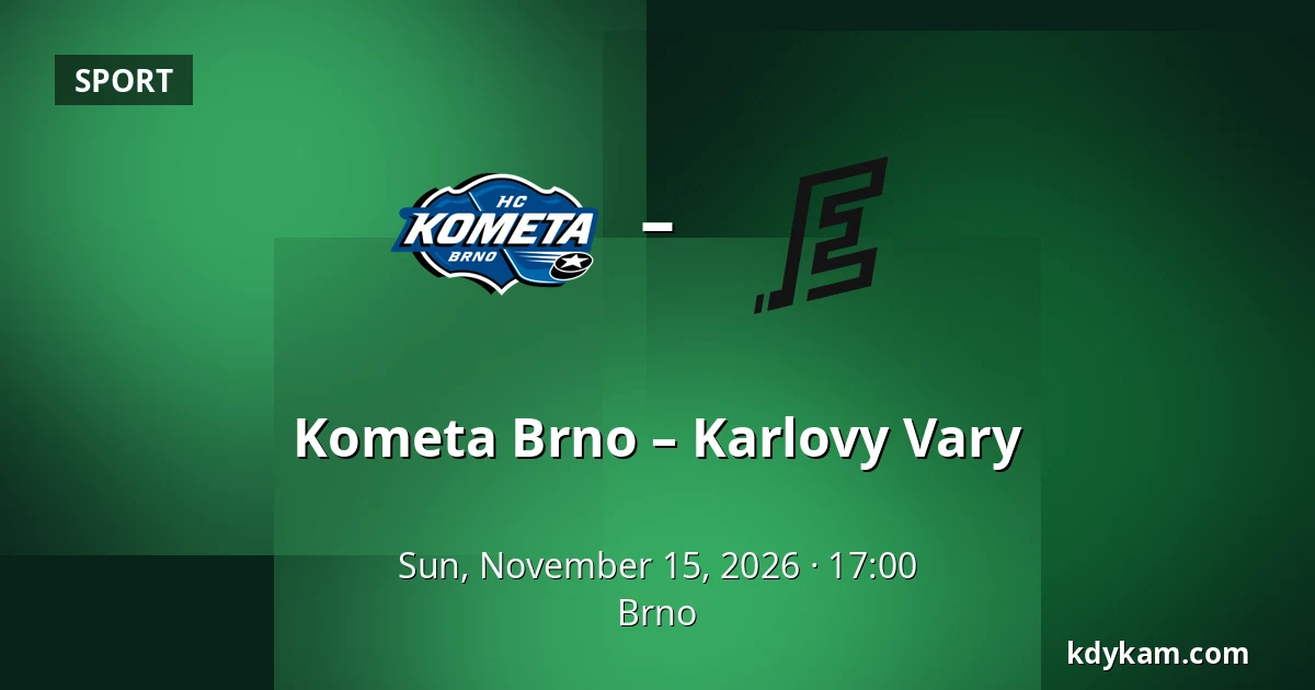 Kometa Brno – Karlovy Vary — Brno