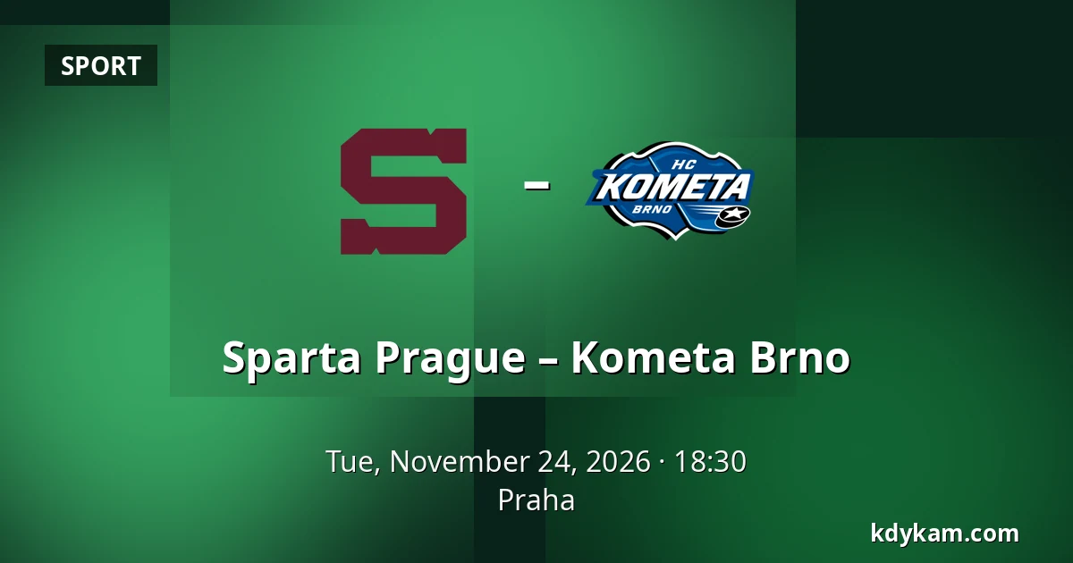 Sparta Prague – Kometa Brno — Prague