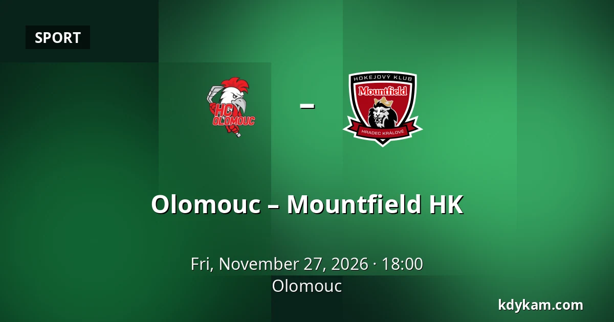 Olomouc – Mountfield HK — Olomouc