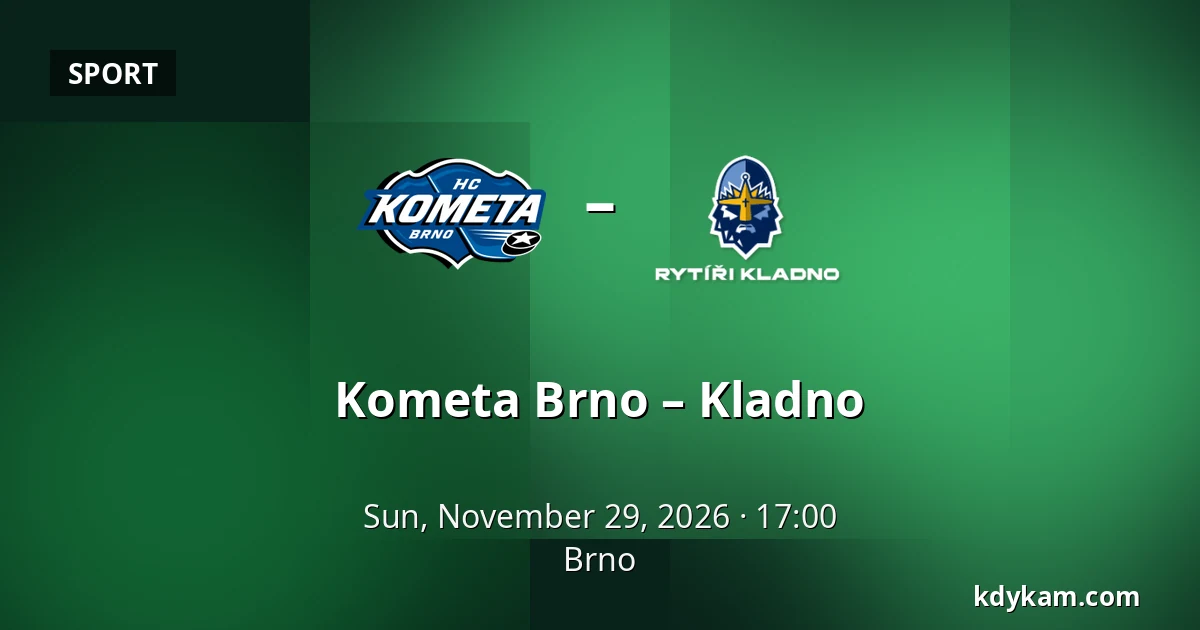 Kometa Brno – Kladno — Brno