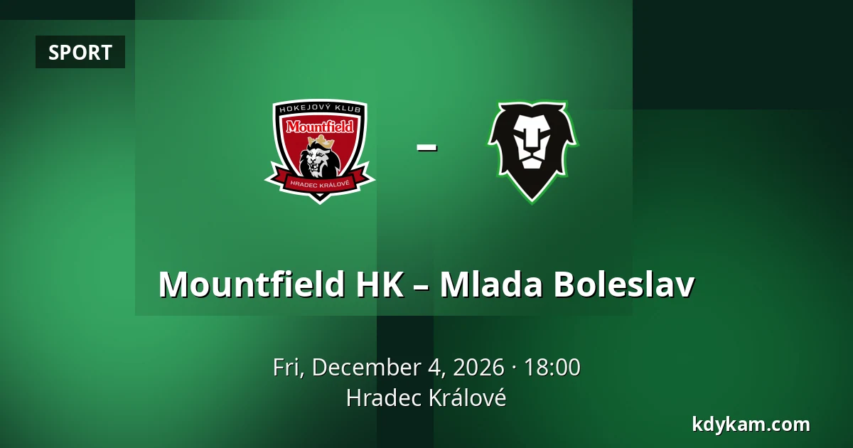 Mountfield HK – Mlada Boleslav — Hradec Králové