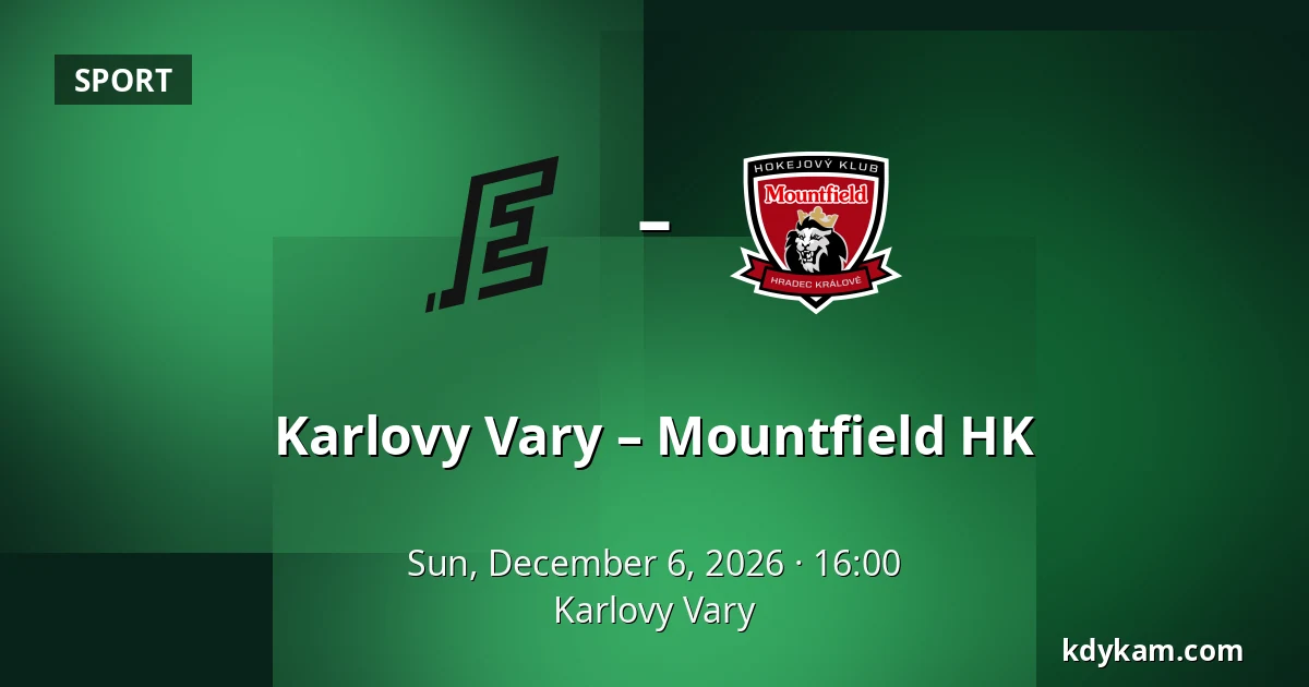 Karlovy Vary – Mountfield HK — Karlovy Vary