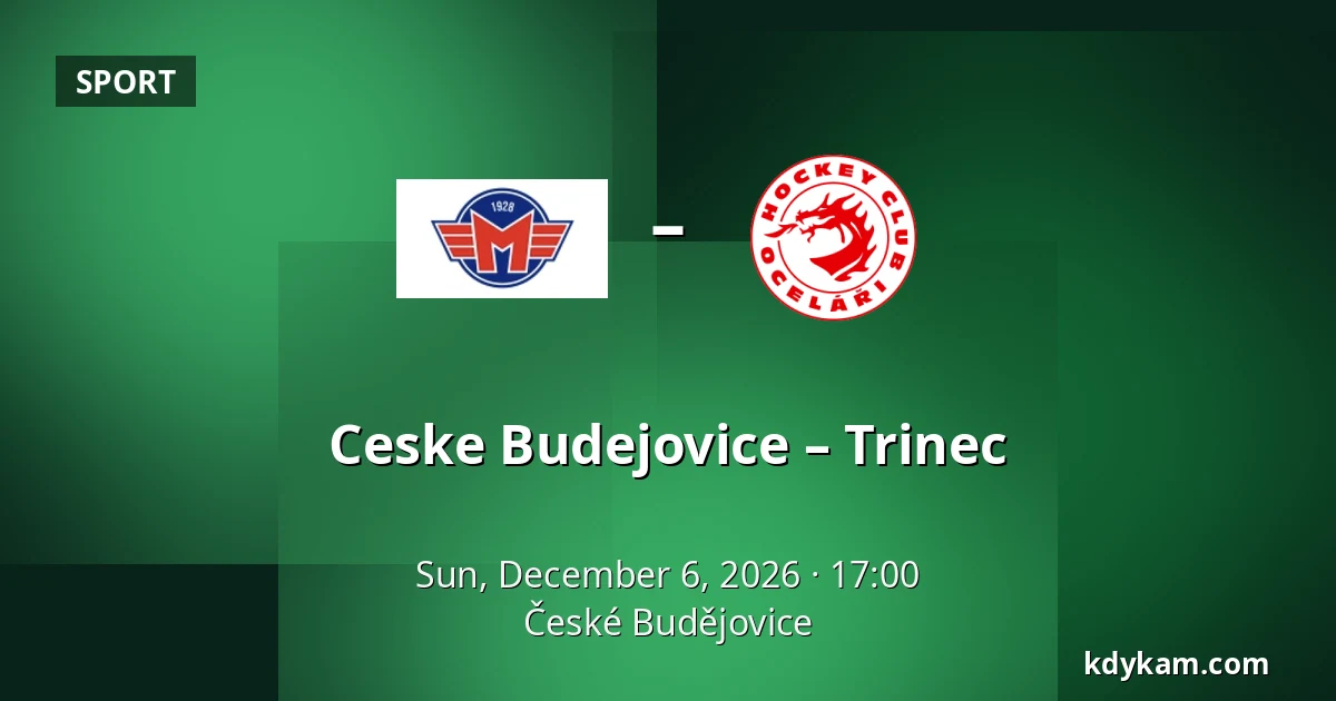Ceske Budejovice – Trinec — České Budějovice