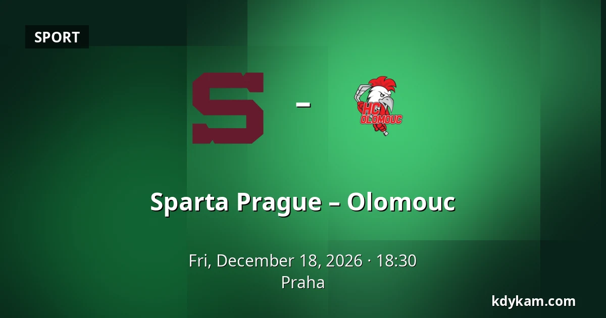 Sparta Prague – Olomouc — Prague