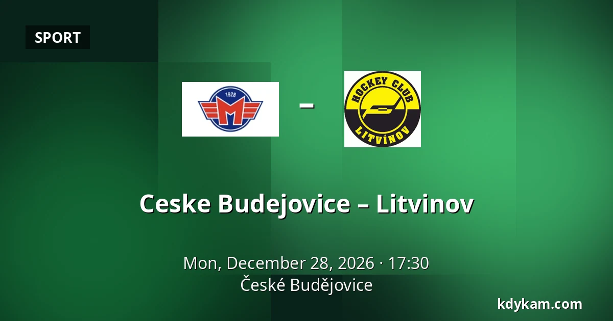 Ceske Budejovice – Litvinov — České Budějovice