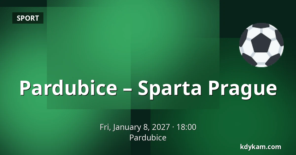 Pardubice – Sparta Prague — Pardubice