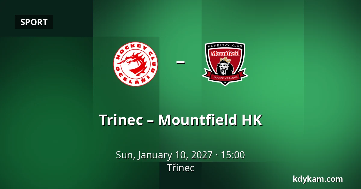 Trinec – Mountfield HK — Třinec