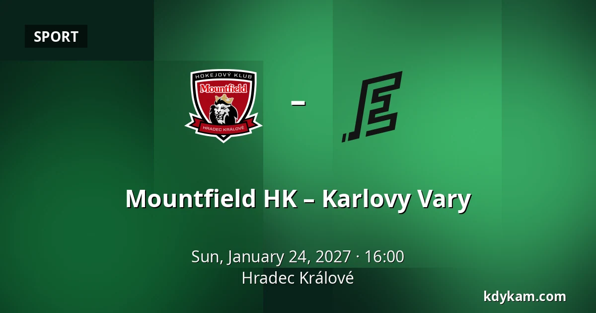 Mountfield HK – Karlovy Vary — Hradec Králové
