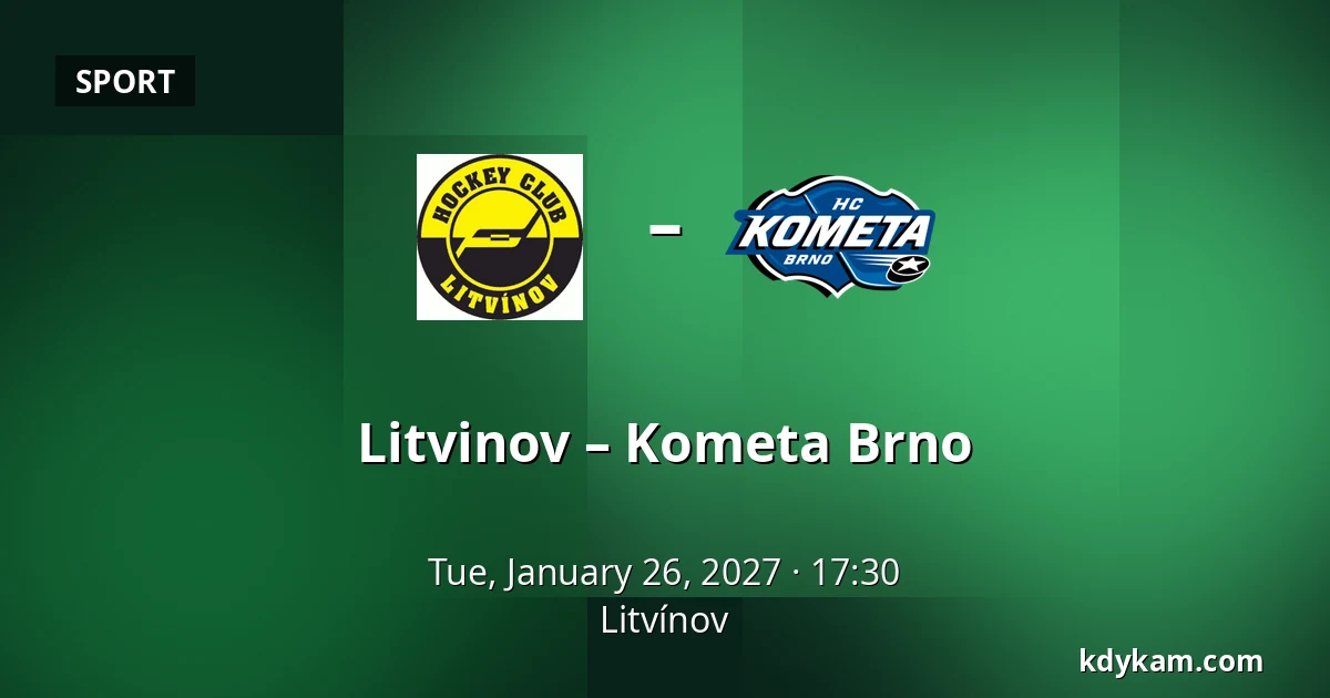 Litvinov – Kometa Brno — Litvínov