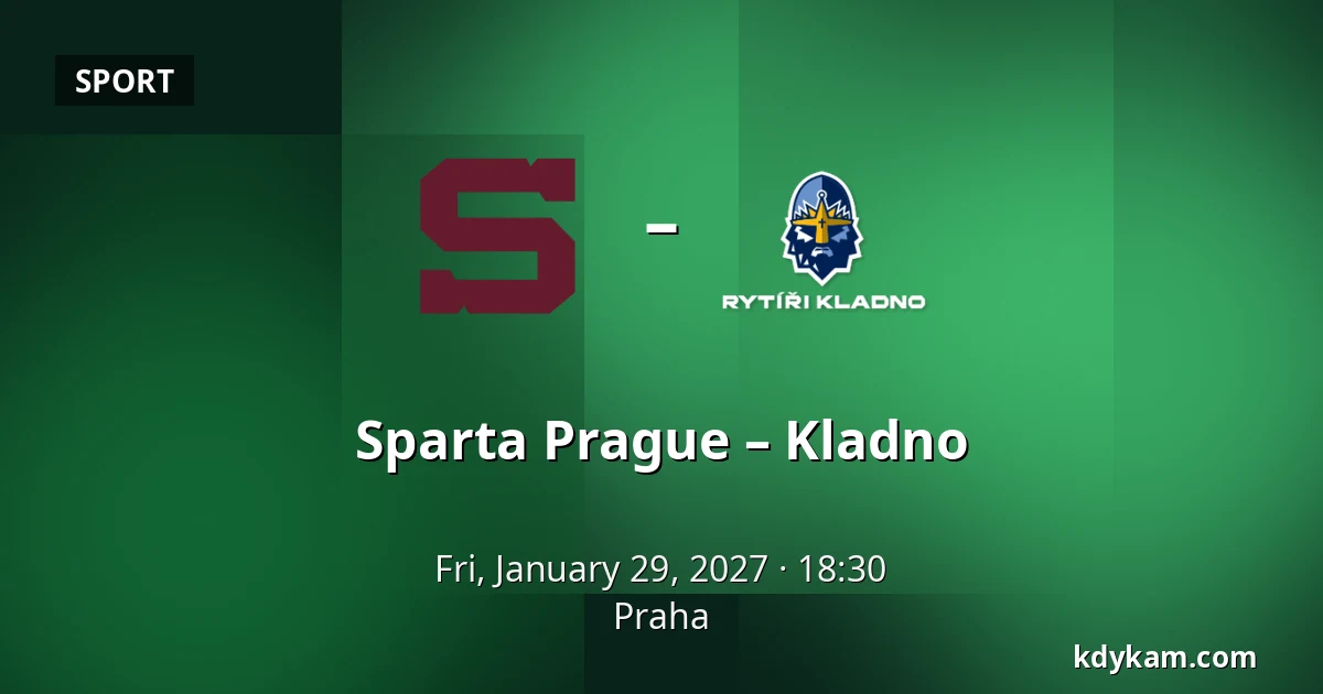 Sparta Prague – Kladno — Prague