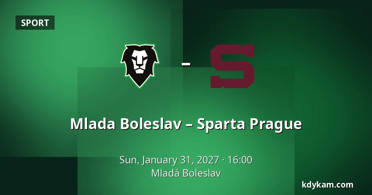 Mlada Boleslav – Sparta Prague — Mladá Boleslav