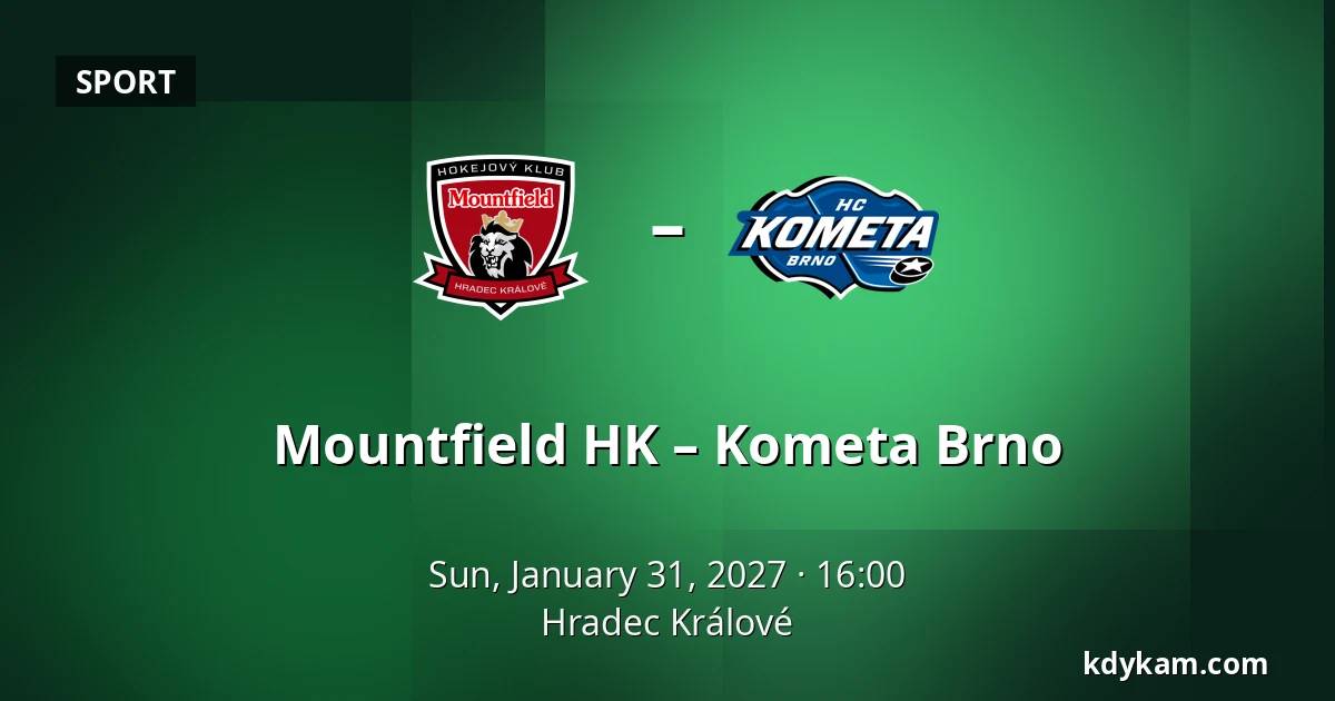 Mountfield HK – Kometa Brno — Hradec Králové
