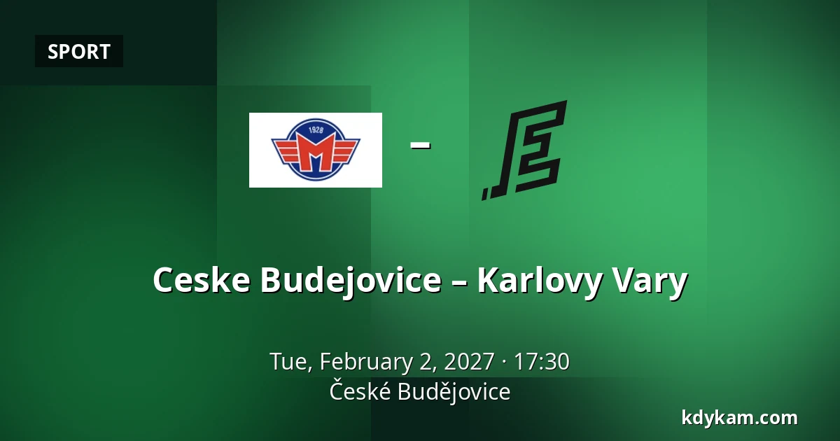 Ceske Budejovice – Karlovy Vary — České Budějovice