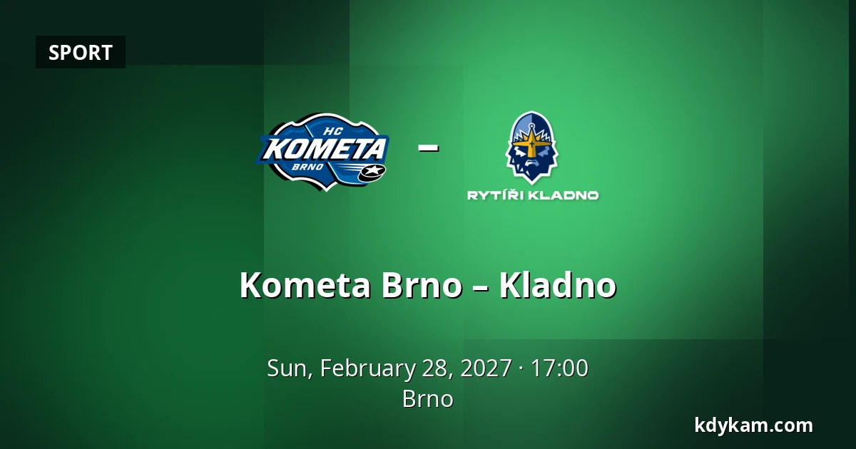 Kometa Brno – Kladno — Brno