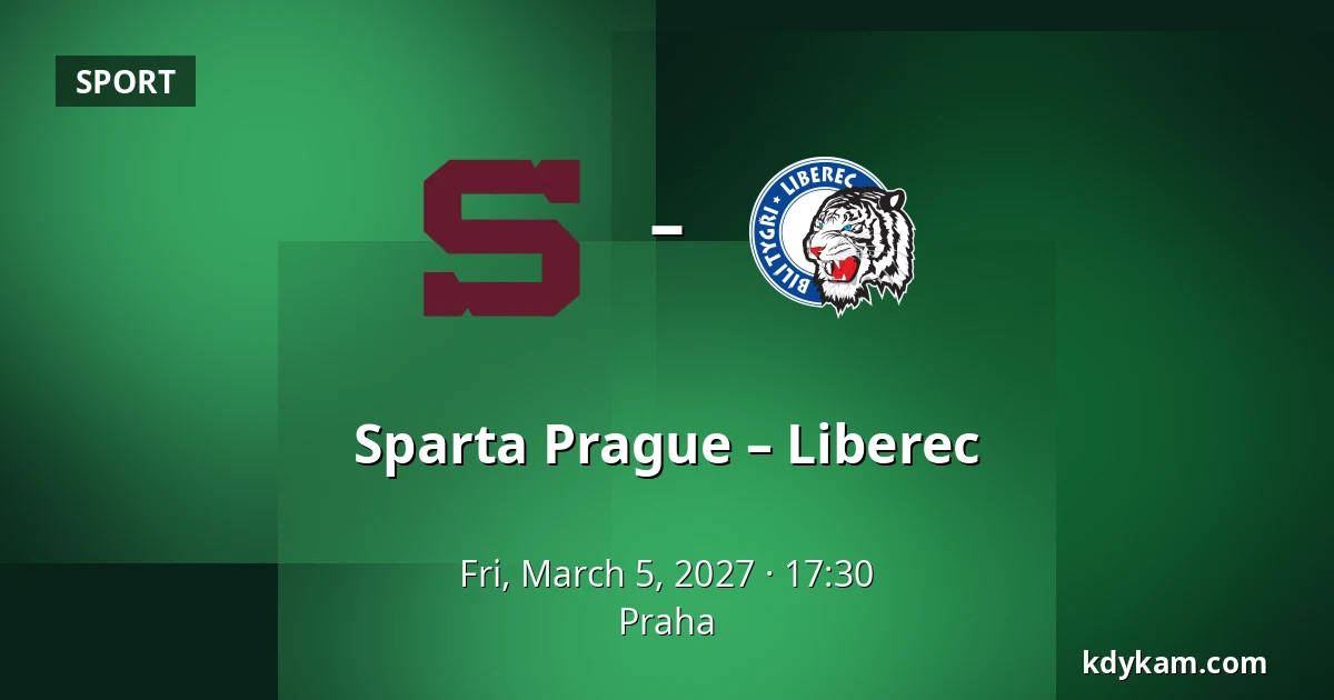 Sparta Prague – Liberec — Prague