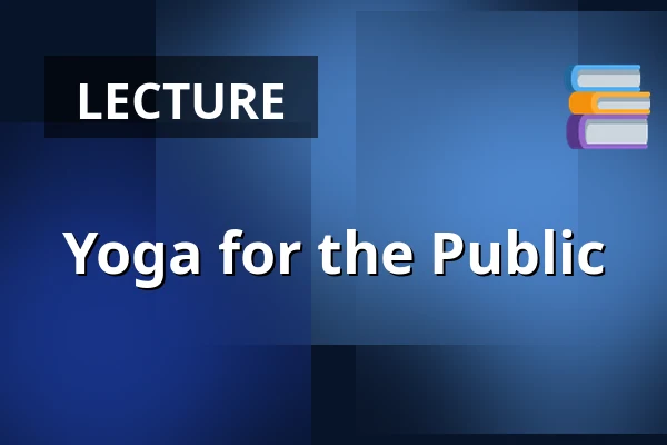 Yoga for the Public — Úřad městské části Brno-střed, Brno
