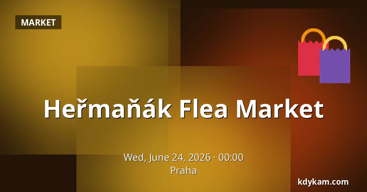 Heřmaňák Flea Market — Prague