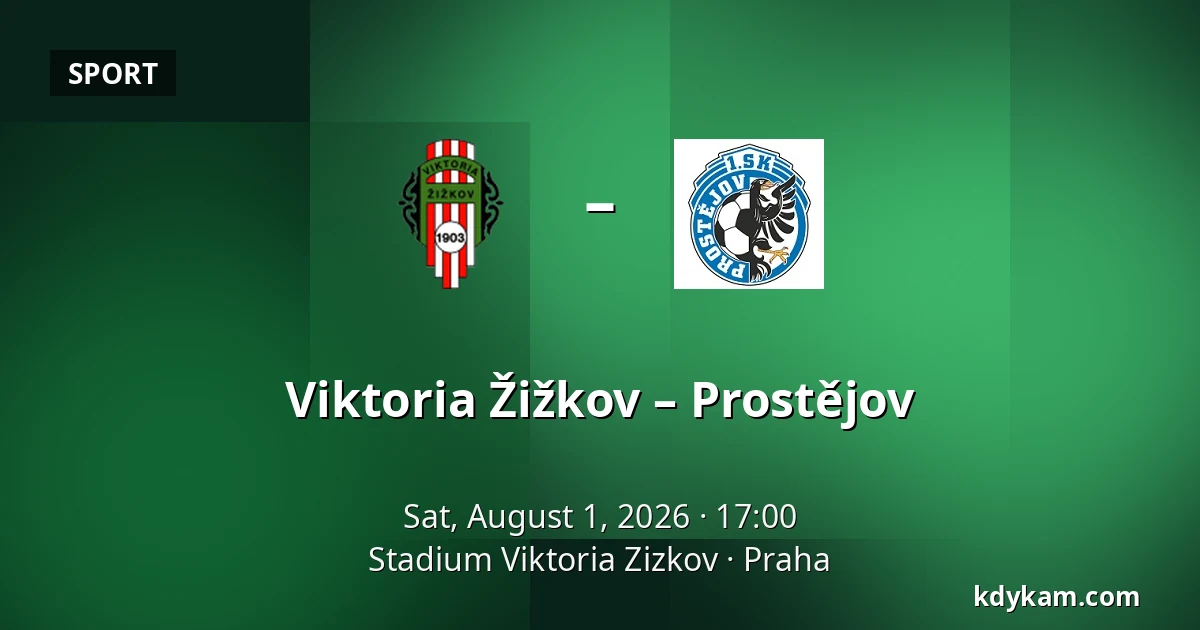 Viktoria Žižkov – Prostějov — Stadium Viktoria Zizkov, Prague