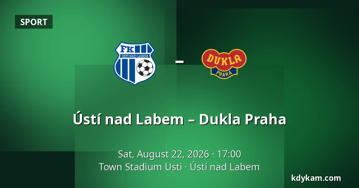 Ústí nad Labem – Dukla Praha — Town Stadium Usti, Ústí nad Labem