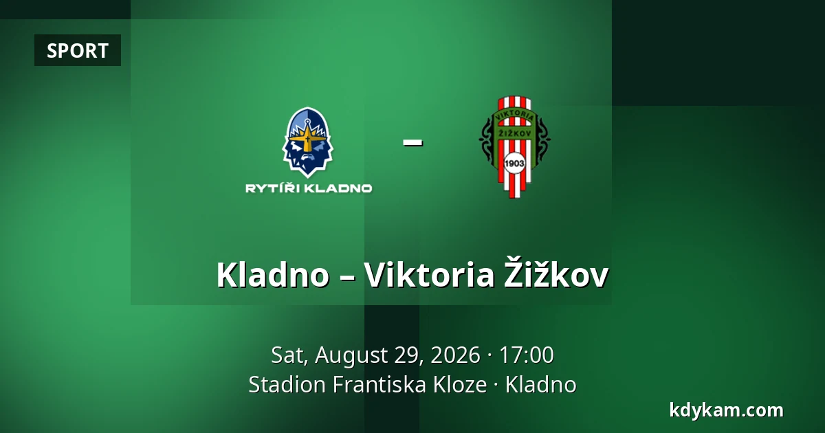 Kladno – Viktoria Žižkov — Stadion Frantiska Kloze, Kladno