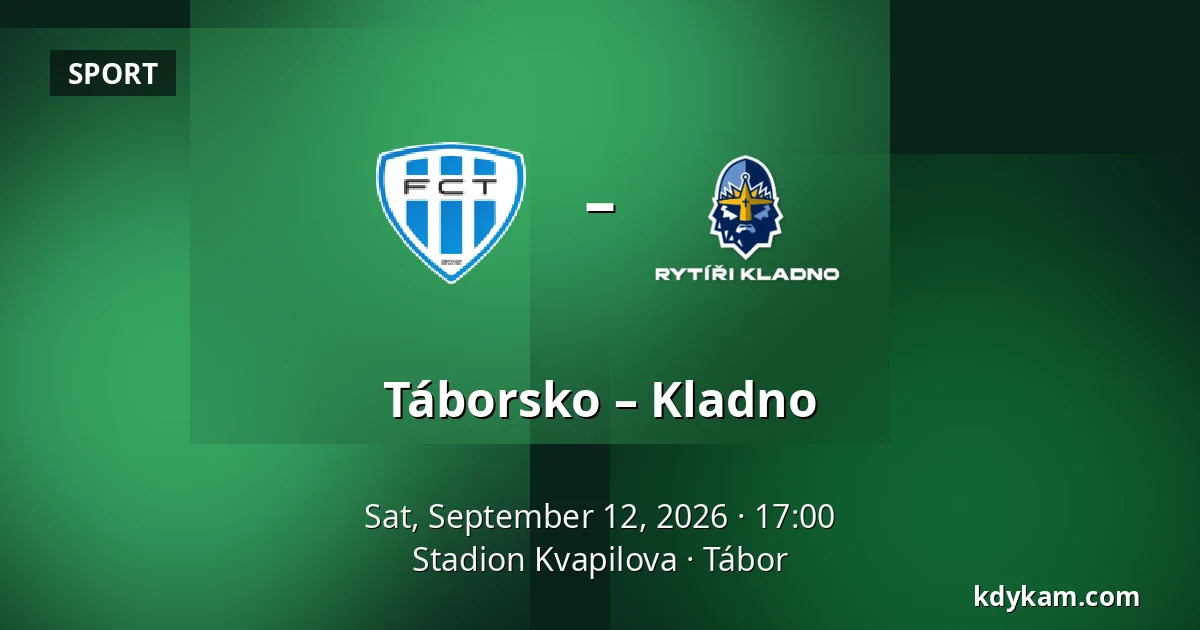 Táborsko – Kladno — Stadion Kvapilova, Tábor