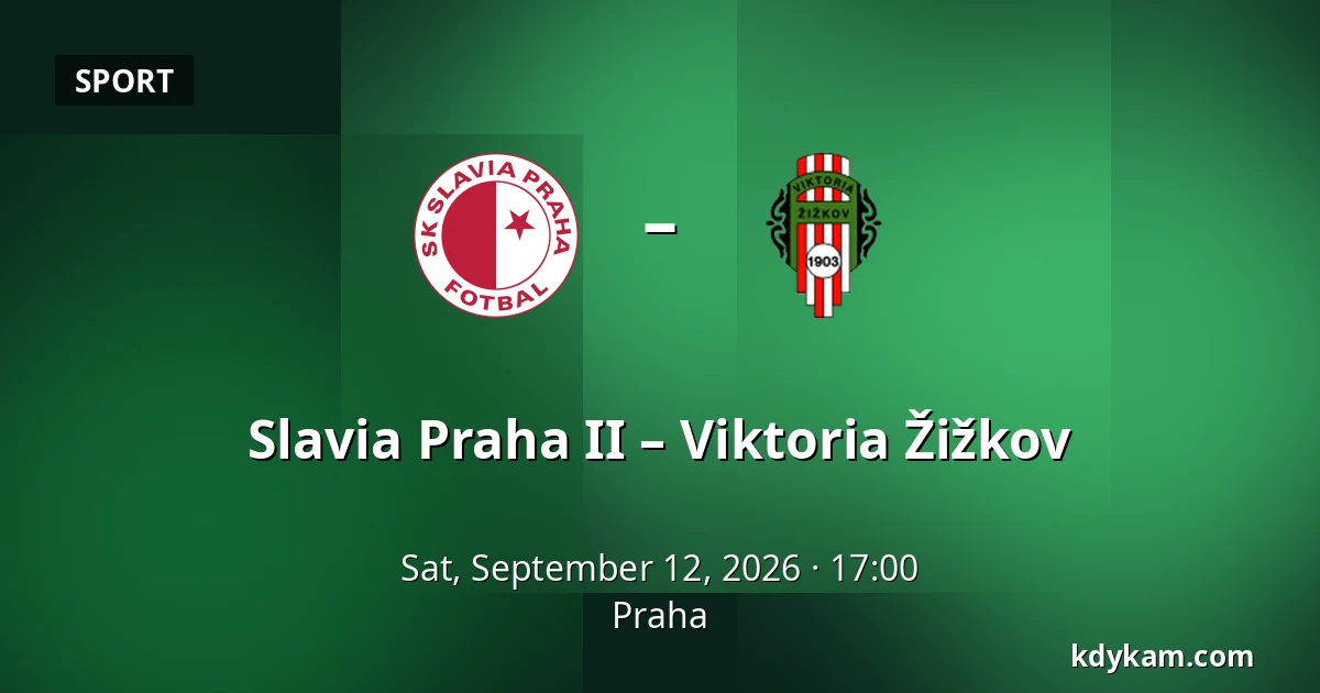 Slavia Praha II – Viktoria Žižkov — Prague