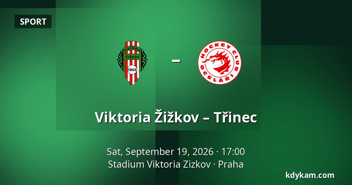 Viktoria Žižkov – Třinec — Stadium Viktoria Zizkov, Prague