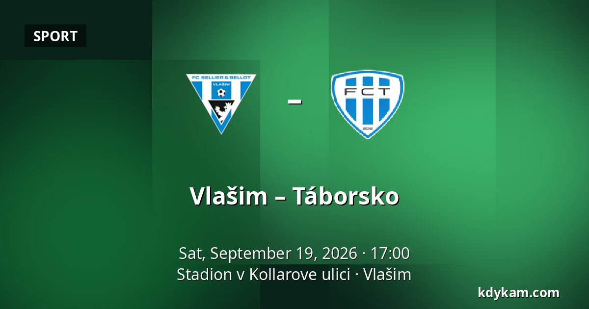 Vlašim – Táborsko — Stadion v Kollarove ulici, Vlašim