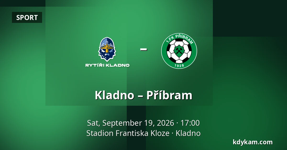 Kladno – Příbram — Stadion Frantiska Kloze, Kladno