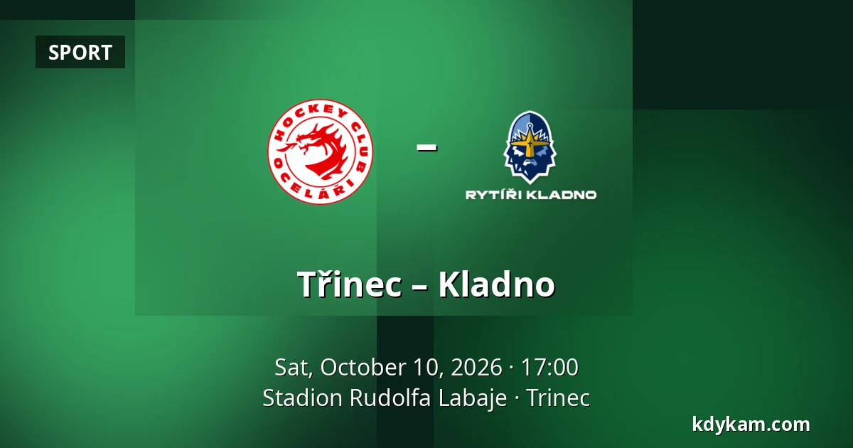 Třinec – Kladno — Stadion Rudolfa Labaje, Trinec