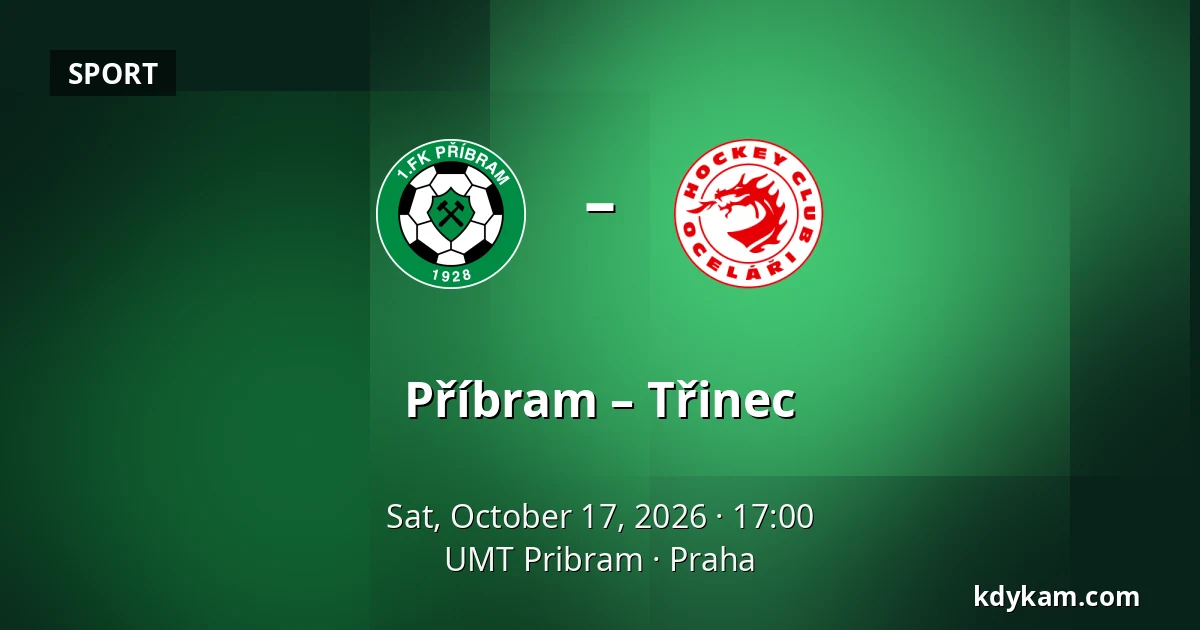 Příbram – Třinec — UMT Pribram, Prague