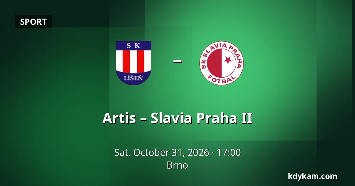 Artis – Slavia Praha II — Town Stadium Karvina, Karviná