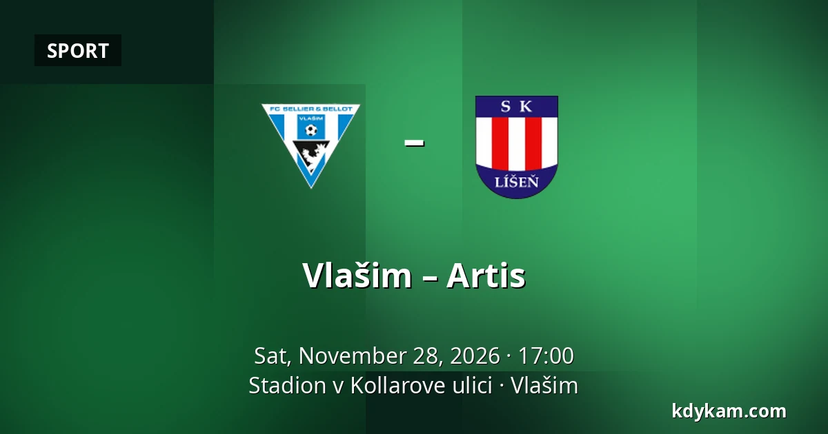 Vlašim – Karviná — Stadion v Kollarove ulici, Vlašim