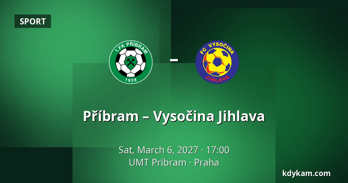 Příbram – Vysočina Jihlava — UMT Pribram, Prague