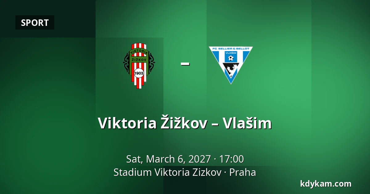 Viktoria Žižkov – Vlašim — Stadium Viktoria Zizkov, Prague