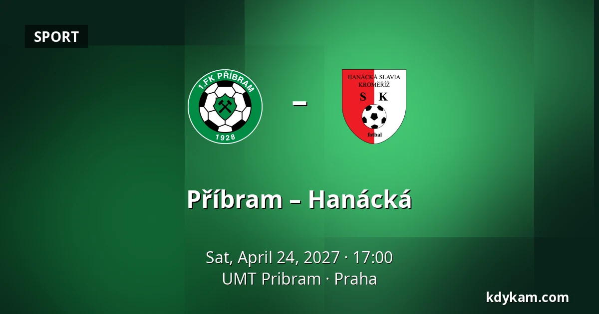 Příbram – Hanácká — UMT Pribram, Prague