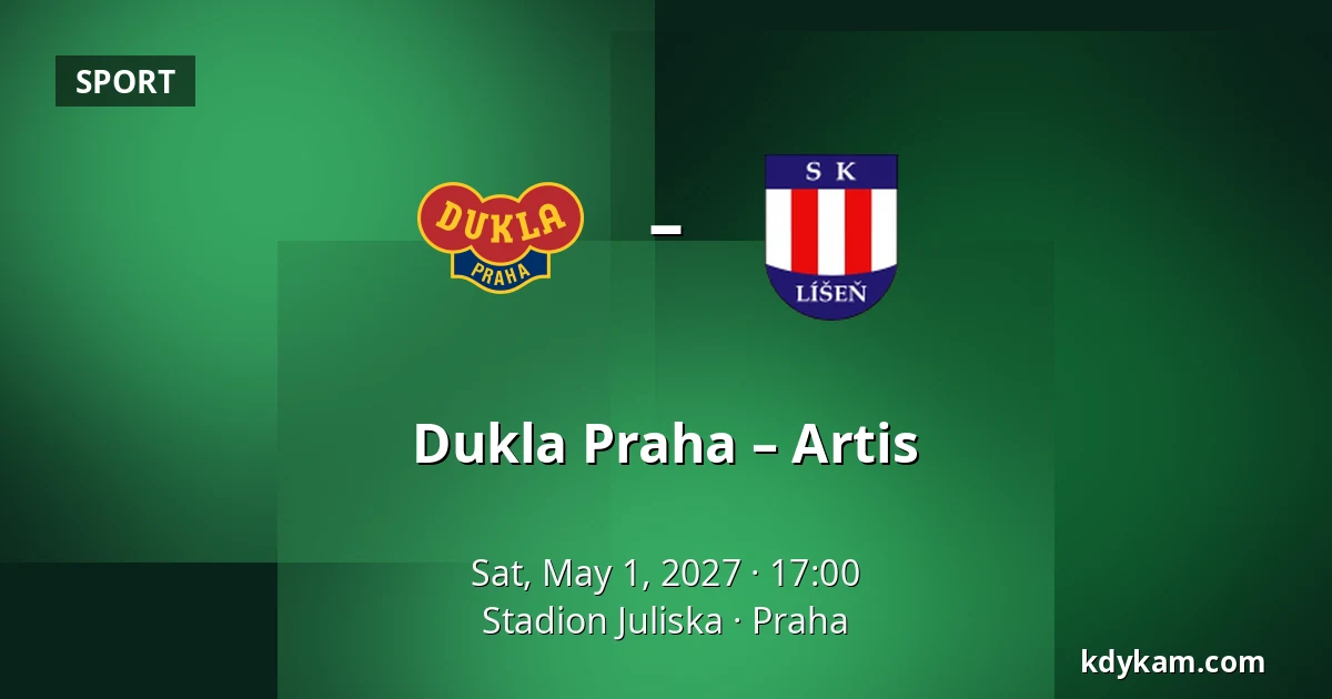 Dukla Praha – Artis — Stadion Juliska, Prague