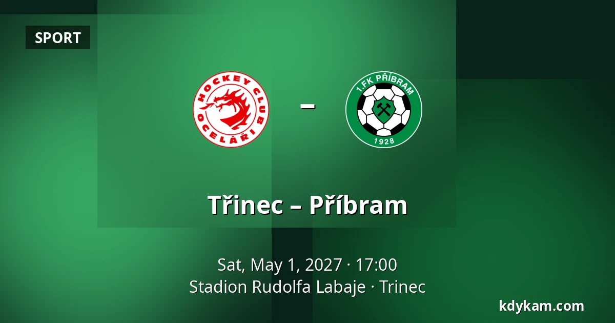 Třinec – Příbram — Stadion Rudolfa Labaje, Trinec