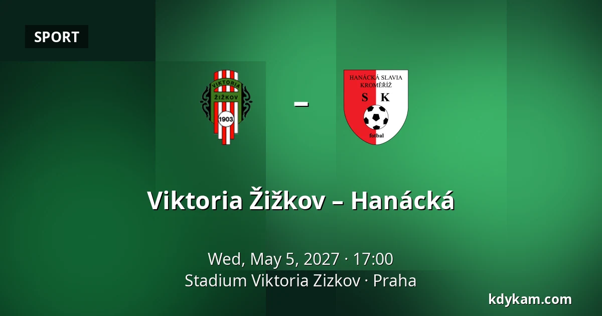 Viktoria Žižkov – Hanácká — Stadium Viktoria Zizkov, Prague