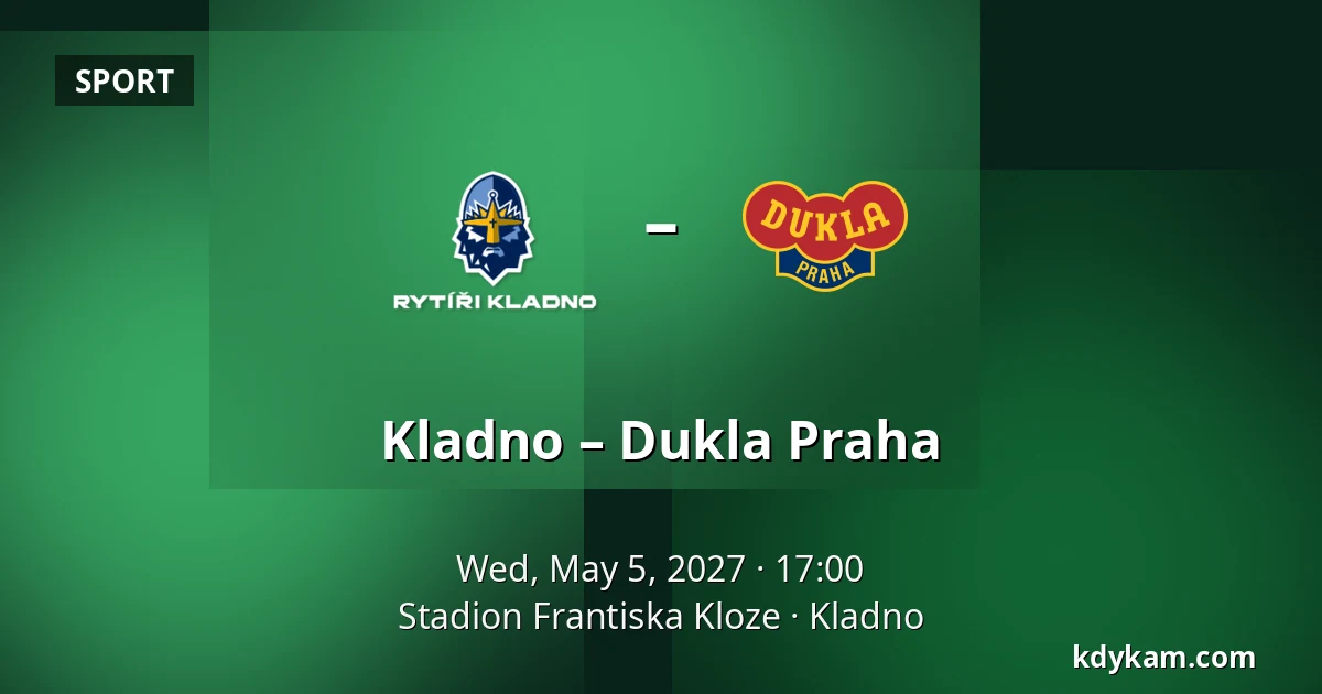 Kladno – Dukla Praha — Stadion Frantiska Kloze, Kladno