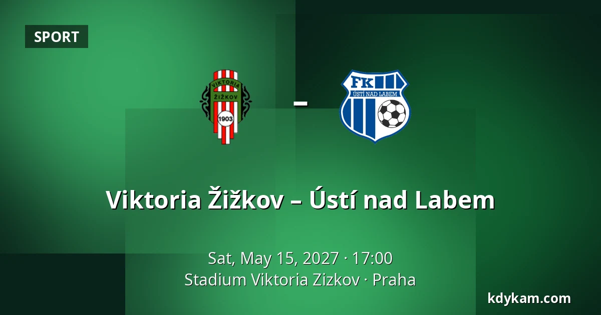 Viktoria Žižkov – Ústí nad Labem — Stadium Viktoria Zizkov, Prague