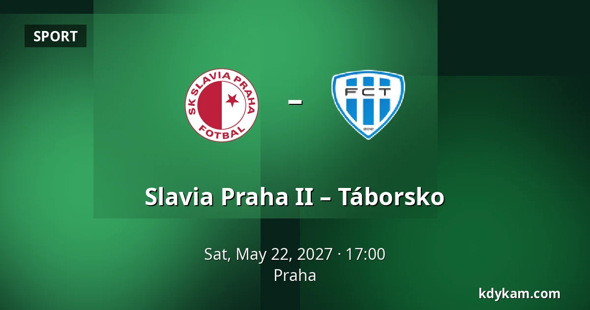 Slavia Praha II – Táborsko — Prague