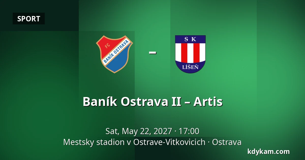 Baník Ostrava II – Artis — Mestsky stadion v Ostrave-Vitkovicich, Ostrava