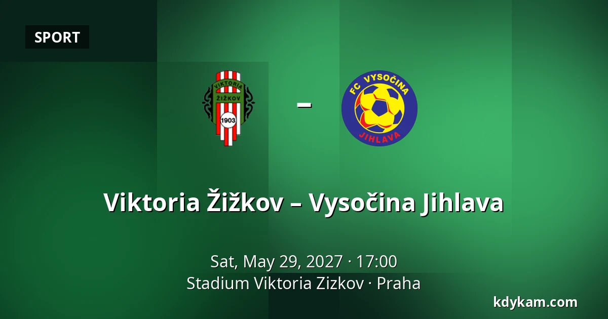 Viktoria Žižkov – Vysočina Jihlava — Stadium Viktoria Zizkov, Prague