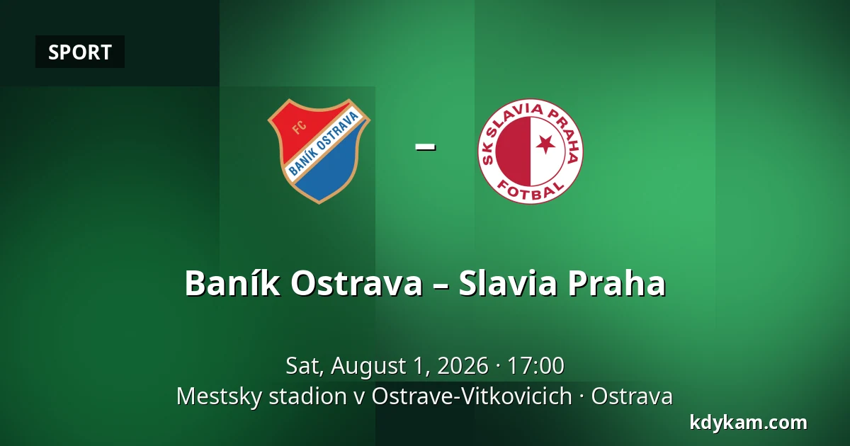Baník Ostrava – Slavia Praha — Mestsky stadion v Ostrave-Vitkovicich, Ostrava