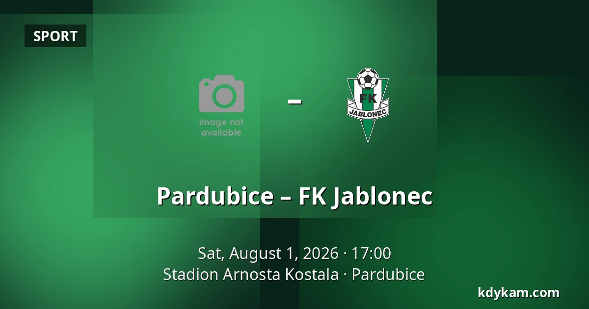 Pardubice – FK Jablonec — Stadion Arnosta Kostala, Pardubice